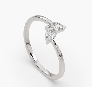 แหวนหมั้นเพชรทรงบริลเลียนต์ 14K ทองคำแท้ วินเทจ ได้รับการรับรองจาก IGI เพชรเพาะเลี้ยงในห้องปฏิบัติการ เครื่องประดับชั้นดี ของขวัญสำหรับงานแต่งงาน งานเลี้ยง - Product Image 4