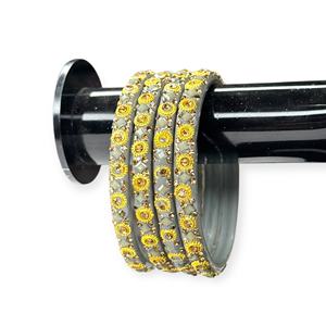 เครื่องประดับแฟชั่น ชุบทอง โลหะประดับมุกเทียมสีเทา กำไลข้อมือ สง่างาม เหมาะสำหรับงานแต่งงาน งานเลี้ยง ราคาขายส่งพรีเมียม - Product Image 2