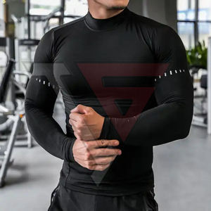 T-shirt de sport pour homme de qualité supérieure, à séchage rapide, respirant, pour la course à pied et l'entraînement - Product Image 2