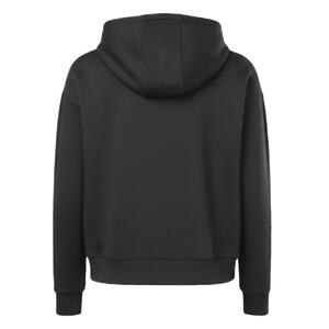 เสื้อฮู้ดซิปสีดำแบบกำหนดเอง, เสื้อฮู้ดแบบเรียบสำหรับทุกเพศ เหมาะสำหรับ OEM และขายส่ง - Product Image 3