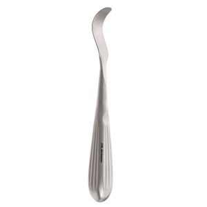 Élévateur périostal manuel de haute qualité pour instruments chirurgicaux dentaires, à pointe fortement incurvée de 14,5 mm, robuste et à lame émoussée - Product Image 2