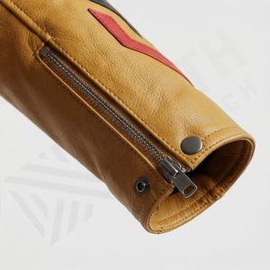 Veste de moto en cuir véritable pour homme de qualité supérieure, nouvelle arrivée, vestes de moto d'hiver, protections amovibles, personnalisables - Product Image 4