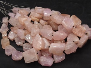 Perles de Morganite Facettées Roulées - 8 Pouces, 10-20 MM de Longueur (environ) - Pierres Libres Façonnées à la Main - Fournitures pour Grossistes - Pierre Naturelle - Product Image 5