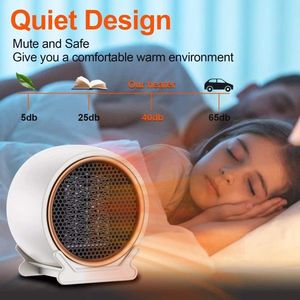 Calentador Eléctrico Portátil de 1500W con Ventilador de Aire Caliente para Espacios Interiores Grandes y Garajes - Product Image 6