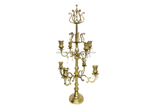 Candélabre en aluminium durable à 20 bras, décoré, pour la décoration de la maison et les célébrations de Pâques - Product Image 2