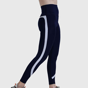 New Custom Logo Print Women <b>Leggings</b> Mid Waist Solid <b>Pattern</b> Spandex/Nylon Scrunch Butt Fitness Pants Style High Quality OEM - Product Image 2