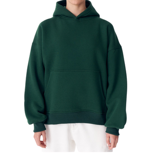 Sudadera con Capucha para Hombre para Invierno, 100% Lana, Forro Polar Suave, Cortavientos, Manga Larga, Bolsillo, Estilo Urbano, Estampado Gráfico en Relieve, Corte Holgado - Product Image 3