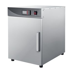 Scaldavivande Elettrico Commerciale a 4 Livelli in Acciaio Inossidabile con Vassoio Raccogli-Acqua, Armadio Riscaldante a Porta Singola con Ripiani Regolabili - Product Image 1