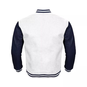 2026 Vente en gros Veste universitaire de baseball slim pour homme à manches classiques, avec logo frontal, hiver, écologique, style urbain - Product Image 2