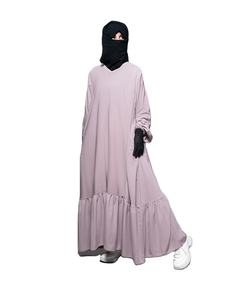 Abaya Elegante Musulmana de Calidad Premium al por Mayor con Detalles de Volantes, Proveedor Mayorista para Bodas y Eventos Formales - Product Image 6