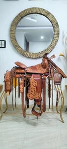 Selle Western Kaamkaaj en Cuir Premium, Durable et Confortable, avec Arceau en Plastique, pour Chevaux et Équitation – Meilleur Prix Disponible - Product Image 6