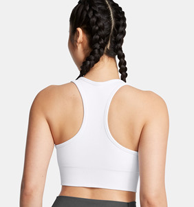 Sujetador deportivo de alto soporte para mujer, sin costuras, para yoga y fitness, con espalda cruzada, elástico, para gimnasio, ropa deportiva, acolchado. - Product Image 3