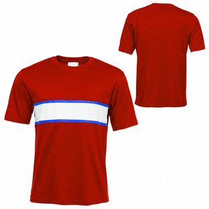 T-shirt de plage pour homme, vêtements décontractés d'été, respirant, manches courtes, coupe classique, mélange polyester/coton, vente chaude, qualité supérieure - Product Image 1