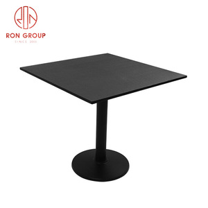 Sobremesa de restaurante de piedra blanca <span class=keywords><strong>gris</strong></span> de <span class=keywords><strong>alta</strong></span> calidad, Cuadrado moderno, fácil de limpiar para cafeterías, restaurantes, venta al por mayor - Product Image 6