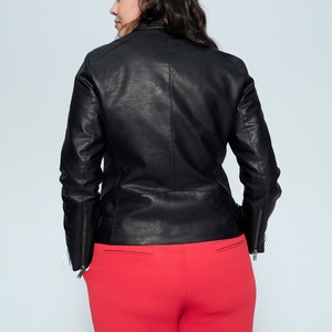 New Custom Slim Fit Winter Sheep Skin Woven Leather <b>Jacket</b> Trendy <b>Warm</b> Breathable Brown Classy Eco-Friendly Leather <b>Jackets</b> - Product Image 3