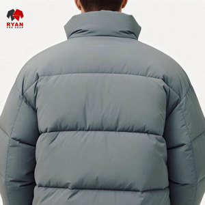 แจ็คเก็ตพัฟเฟอร์ดีไซน์สั่งทำพิเศษสำหรับผู้ชาย ยี่ห้อ Ryan Pro Gear พร้อมโลโก้สั่งทำพิเศษ ดีไซน์ ODM เสื้อผ้าลำลอง - Product Image 4