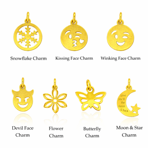 Elegante Colgante de Mariposa Chapado en Oro, Amuleto de Moda Inspirado en la Naturaleza, Suministro para la Creación de Joyas, Regalo para Ella - Product Image 6