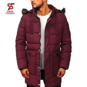 Veste longue matelassée pour homme Solid International, écologique, réversible, 70% duvet, doublure ultra douce, confort quotidien, vêtement chaud - Product Image 1