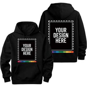 Sweat-shirt à capuche personnalisé pour homme, uni, décontracté, vente en gros, approvisionnement en vrac - Product Image 1