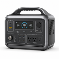 Station d'alimentation portable 1000W 1024Wh LiFePO4, générateur solaire pour le camping en plein air et la sauvegarde à domicile