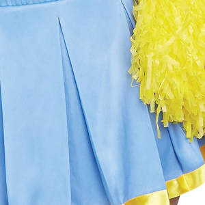 Vente en gros – Nouveaux uniformes de cheerleading personnalisés, design contrasté, confortables, haute qualité, rose, violet, noir, polyester, élasthanne, séchage rapide - Product Image 5