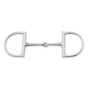 บิตม้าแบบ Dee Ring Twisted Snaffle ทำจากสแตนเลส สำหรับฝึกซ้อมและการแสดงโชว์ บิตแบบ D Ring - Product Image 1