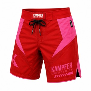 Pantalones Cortos de MMA de Alta Calidad, Unisex, Tejido Elástico para Entrenamiento de Artes Marciales, Poliéster/Nailon, Entrenamiento de Lucha UFC - Product Image 1