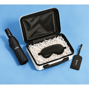 Set de Regalo Personalizado con Logotipo: Neceser, Paraguas, Etiqueta para Equipaje y Antifaz para Ojos, para Regalos Corporativos, Kit de Bienvenida para Empleados, MOQ Bajo - Product Image 2