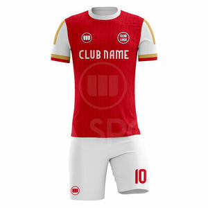 Uniforme de Fútbol Personalizado por Sublimación de Alta Demanda, Conjunto de Uniforme de Fútbol Profesional, Fabricante de Equipaciones Deportivas Transpirables de Poliéster - Product Image 2