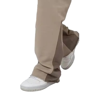 Flared Jogger Sweatpants Custom Regular Fit Polyester/Cotton Breathable Quick Dry Eco-Friendly Heavyweight for Men - Product Image 4