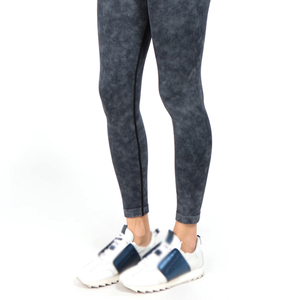 Leggings tricotés taille haute pour femmes - Respirants, antibactériens, écologiques, pour yoga et gym, style hip-hop, prix bas, OEM - Product Image 4