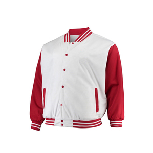 Top Trending 2026 Plus Size Varsity <b>Jacket</b> Wool Body <b>Leather</b> Sleeves Varsity <b>Jacket</b> for Men in Different Colors - Product Image 5