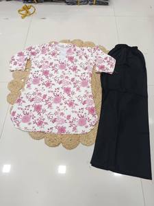 Conjunto de Verano a la Moda – Top con Estampado Digital y Pantalones Palazzo de Rayón - Product Image 5