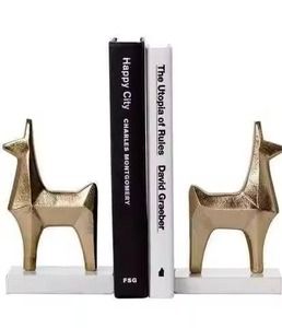 Gold Angel Wing Metal Bookends Decorative Golden Wings Sculptural Modern Handicraft <b>Birthday</b> Baptism <b>Book</b> Stands - Product Image 3