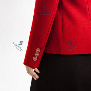 Delta |   Sigma |   Blazer d'affaires à simple boutonnage Theta, veste de costume professionnelle de qualité supérieure, vêtement de travail formel, veste de bureau - Product Image 3