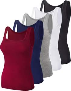 Camiseta sin mangas para mujer, cómoda para el día a día, tejida, transpirable, de secado rápido, ecológica, ligera, suave al tacto, fácil movimiento - Product Image 1