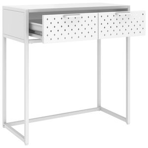 Table console en acier blanc avec pieds réglables standard - Product Image 6