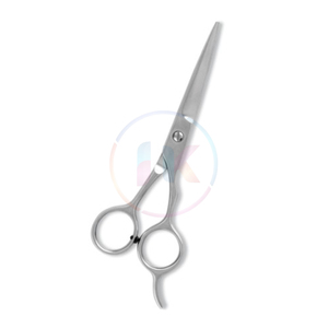 Silver Color Customer High Demanding Hair Cutting & Dressing Tools Lest <b>Handed</b> Barber <b>Scissor</b> With Adjustable Tension Screw - Product Image 1