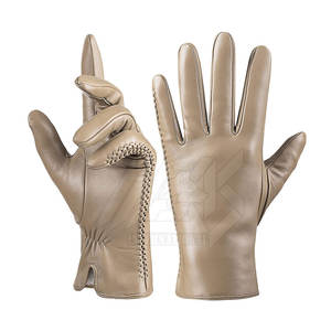 Gants en cuir pleine main respirants, souples et abordables, design unique, faible MOQ - Product Image 1
