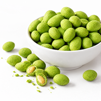 Arachides enrobées de wasabi, collation épicée et croustillante, emballage personnalisé OEM, fournisseur en gros