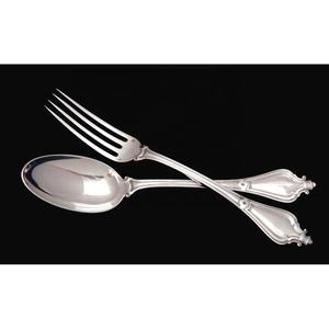 Cubiertos de lujo de acero inoxidable, conjunto de cubiertos de alta calidad de diseño moderno único para restaurante, boda, hogar y hotel, nuevo aspecto - Product Image 2