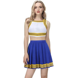 Wholesale Low Price with Your Own Logo Durable and Stylish Women's Customizable Cheerleading Uniform Set - Product Image 5