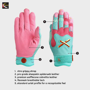 Guantes Deportivos de Piel de Cabra/Oveja de Primera Calidad en Oferta para Jóvenes/Adultos, para Softbol/Béisbol, de Cuero Genuino con Agarre para las Manos, para Uso en el Gimnasio - Product Image 4