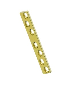Orthopedic Gold Broad Dynamic Compression Plate DCP Surgical Bone Implant for Trauma Fracture <b>Stabilization</b> and Fixation - Product Image 2