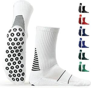 Popular High Quality Winter Knitted Premium Athletic Grip Socks 100% Cotton Athletic Anti-slip <b>Football</b> Men Adult <b>Ankle</b> Bottom - Product Image 1