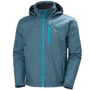 Veste de pluie pour homme sur mesure, col montant, coupe-vent, fermeture éclair, imperméable, vêtements d'extérieur, fourniture OEM - Product Image 2