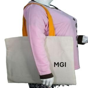 Bolsa de Compras Grande de Algodón Ecológico para Mujer, con Logotipo Personalizado Impreso, Lavable, Reutilizable, Bolsa de Lona de Viaje para Uso Promocional - Product Image 3