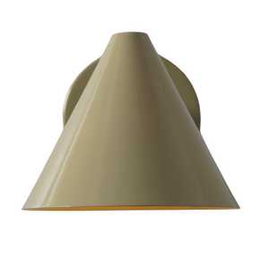 Cream Cone <b>Wall</b> <b>Sconce</b> Minimalist Metal <b>Wall</b> Lamp Geometric Design Indoor Living Room <b>Lighting</b> - Product Image 2