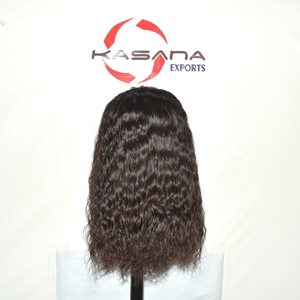 Peluca Premium de Cabello Indio Remy con Cierre 5x5, 100% Humano, Negro Natural, Pre-Desplumada, Encaje HD, Sin Pegamento, Doble Trama a Máquina, Densidad Completa - Product Image 2