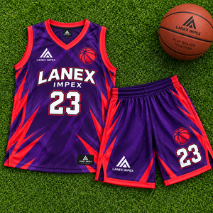 Ensemble d'uniformes de basketball violets en gros pour équipes sportives – Maillots et shorts de basketball personnalisés en tissu de haute qualité – Fabrication OEM - Product Image 6